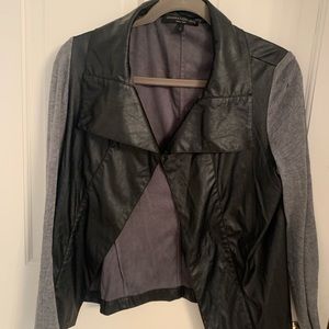 Generation Love leather sweater jacket